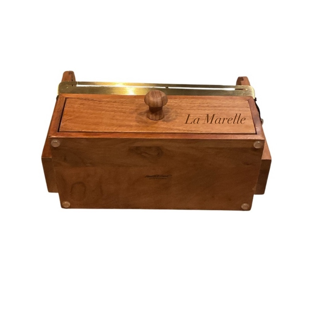 Wood & Brass Ribbon Holder with Supply Drawer - Hearth & Hand™ with Magnolia - Picture 8 of 8